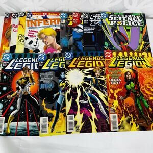 Legion of Super-Heroes MiniSeries Lot Legends 1-4 Science Police 1-4 Inferno 1-4